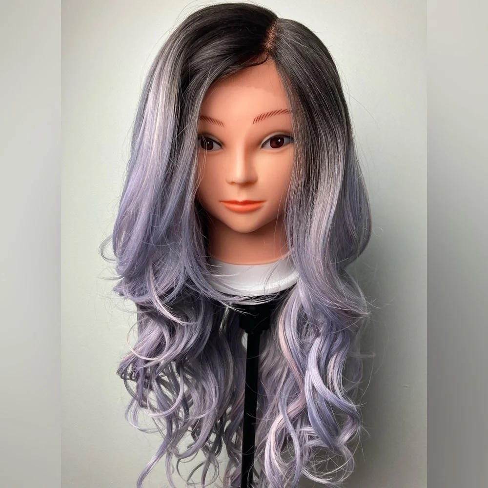 Ombré Purple Lace Front Wig